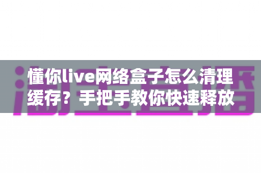 懂你live网络盒子怎么清理缓存？手把手教你快速释放空间、提升运行速度的实用指南