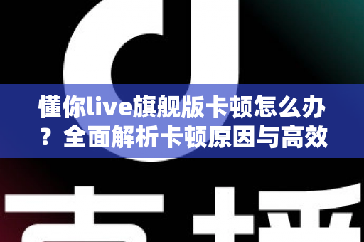 懂你live旗舰版卡顿怎么办？全面解析卡顿原因与高效解决方法大全
