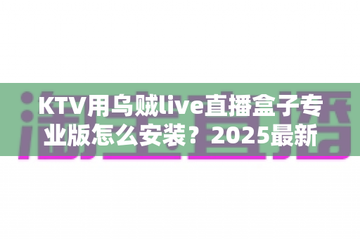 KTV用乌贼live直播盒子专业版怎么安装？2025最新全流程安装教程与实用调试指南