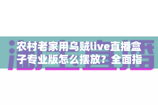 农村老家用乌贼live直播盒子专业版怎么摆放?全面指南助你打造流畅观影体验 农村老家用乌贼live直播盒子专业版怎么摆放?全面指南助你打造流畅观影体验
