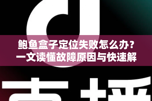 鲍鱼盒子定位失败怎么办？一文读懂故障原因与快速解决全攻略