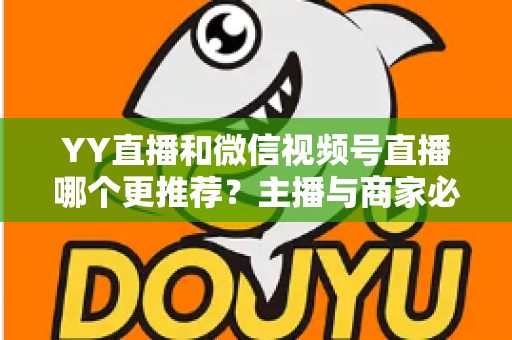 YY直播和微信视频号直播哪个更推荐？主播与商家必看的深度对比指南