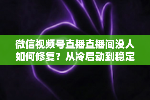 微信视频号直播直播间没人如何修复?从冷启动到稳定涨人的全方位修复指南 微信视频号直播直播间没人如何修复?从冷启动到稳定涨人的全方位修复指南