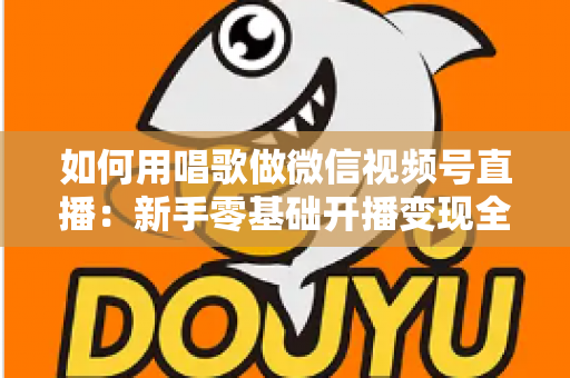 如何用唱歌做微信视频号直播：新手零基础开播变现全攻略