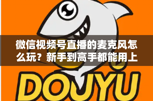 微信视频号直播的麦克风怎么玩？新手到高手都能用上的音质提升实战指南