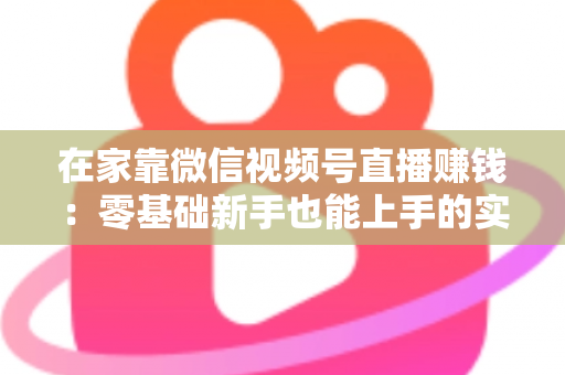 在家靠微信视频号直播赚钱:零基础新手也能上手的实战指南 在家靠微信视频号直播赚钱:零基础新手也能上手的实战指南
