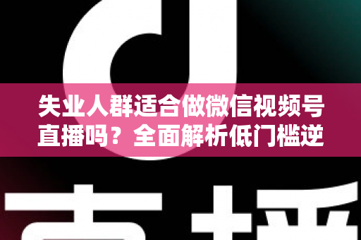 失业人群适合做微信视频号直播吗？全面解析低门槛逆袭之路的真实答案