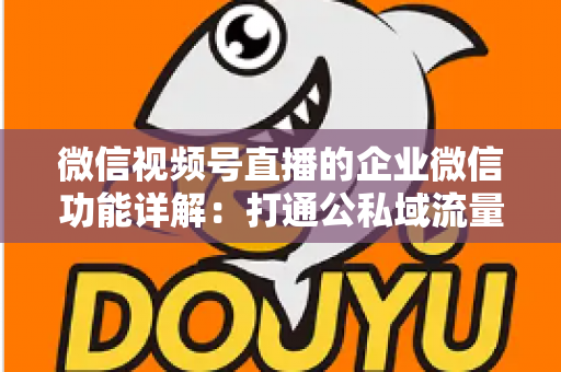 微信视频号直播的企业微信功能详解：打通公私域流量的全链路运营实战指南