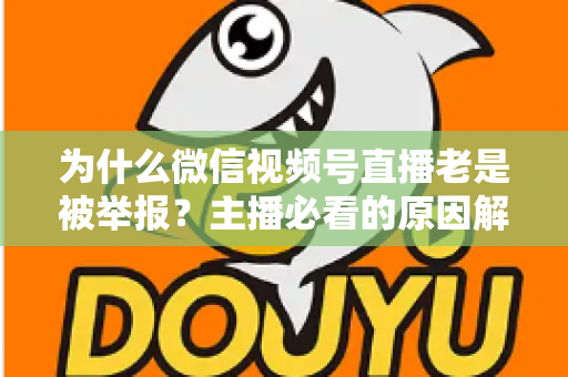 为什么微信视频号直播老是被举报？主播必看的原因解析与避坑指南