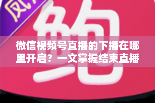 微信视频号直播的下播在哪里开启?一文掌握结束直播按钮位置与下播全流程(新手主播必看指南) 微信视频号直播的下播在哪里开启?一文掌握结束直播按钮位置与下播全流程(新手主播必看指南)
