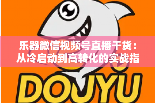 乐器微信视频号直播干货：从冷启动到高转化的实战指南