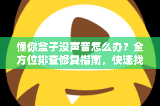 懂你盒子没声音怎么办？全方位排查修复指南，快速找回清晰音效