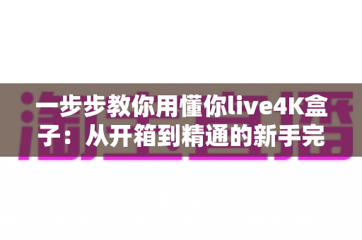 一步步教你用懂你live4K盒子:从开箱到精通的新手完整指南 一步步教你用懂你live4K盒子:从开箱到精通的新手完整指南